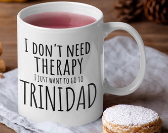 Trinidad mug, trinidad coffee cup, love trinidad gift mug, Love trinidad and tobago, Born in Trinidad coffee cup, Trinidad holiday gifts