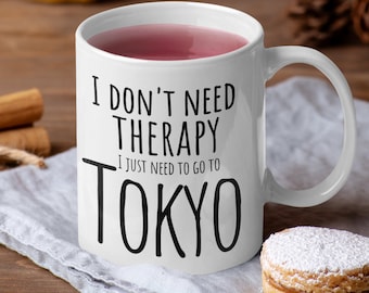 Tokyo mug I love Tokyo gift Dreaming of Tokyo coffee cup Love Tokyo gifts Love Japan coffee mug Japanese holiday gift from Tokyo vacation
