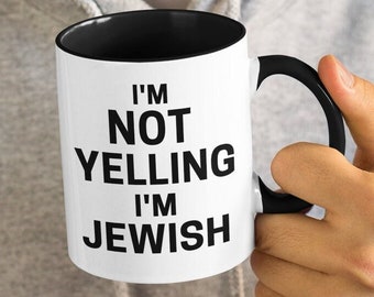 Jewish mug funny jewish gifts love israel coffee cup Funny jewish gifts for men for woman