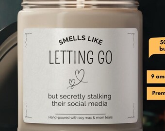 Roligt sojaljus för tomma boet: Sociala medier-stalker-present till mamma