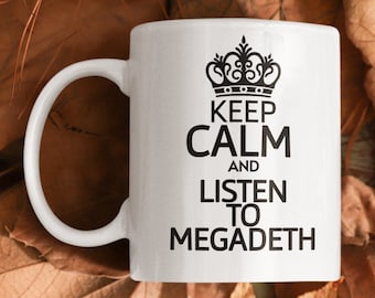 Keep Calm and Listen to Cliff Richard - Glossy Ceramic Mug And