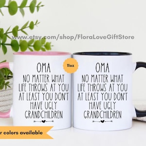 Funny Oma gift grandma oma German grandmother birthday coffee mug Opa and Oma presents for Grandparents from Germany Grandmother Oma gifts