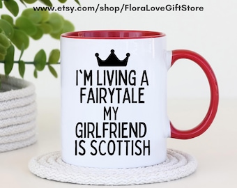 Scottish Girlfriend Mug, Funny Scotland Gift