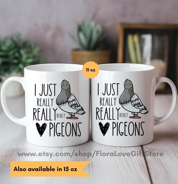 Pigeon Mug Pigeon Themed Gift for Pigeon Fancier Gift Mug for