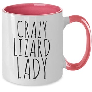 Lizard love gift  for Crazy lizard lady coffee cup Love lizards mug for lizard owner Lizard girl Funny lizard mug crazy lizard present for