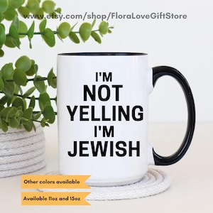 Jüdische Tasse lustige Jüdische Geschenke Liebe Israel Kaffeetasse Lustige jüdische Geschenke für Männer für Frau Spaß jüdisches Geschenk Geburtstag