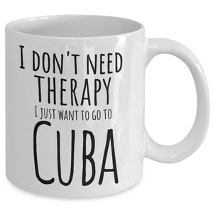 Cuba mug, Cuba gift, Dreaming of Cuba coffee cup, Cuban mug, Sala Cuba pride gift, Cuba love gift mug, I love Cuba coffee mug, Cuban gifts image 4