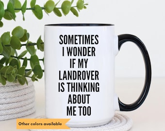 Love my landrover mug Landrover obsessed gift Land rover gift Landrover defender gift Landrover lover gift landrovers discovery gifts