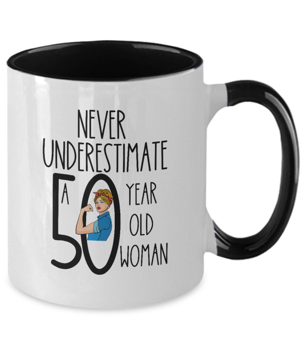 Taza para 50 cumpleaños - Regalo original 50 años - Regalos para hombres 50  años - Regalos para mujer 50 años - Taza desayuno regalo original