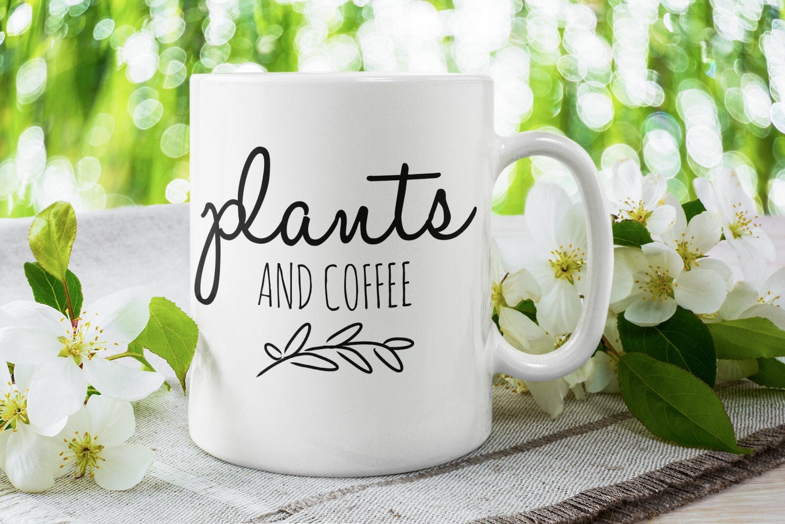 Plants and Coffee Mug Plant Lover Mug Gift for Plant Mom Plant Etsy