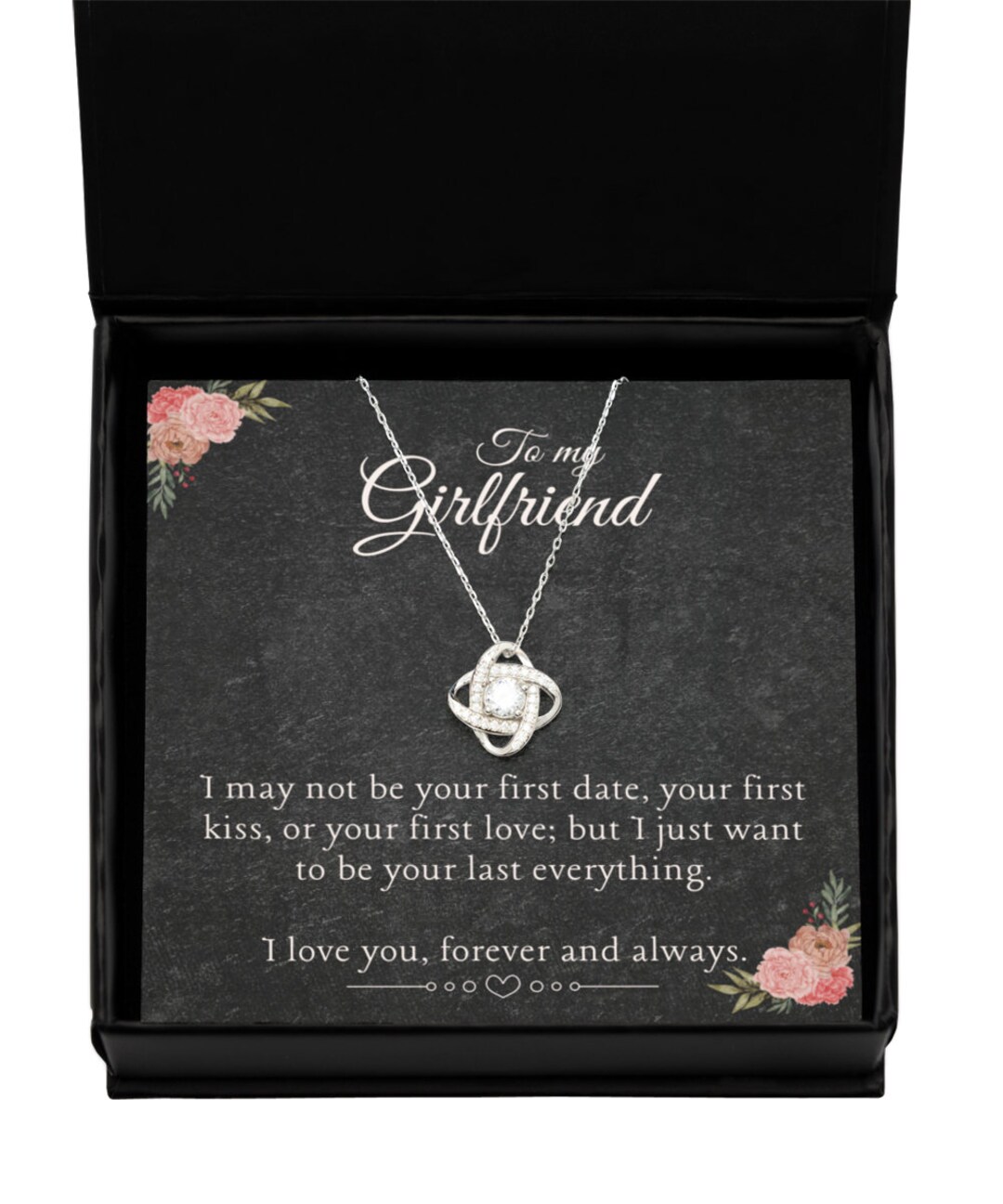 Girlfriend Necklace Girlfriend Necklace Gift Girlfriend Etsy