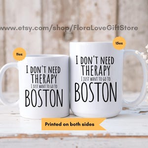 Boston mug, Dreaming of Boston gift, Love Boston coffee mug, Wish I was in Boston mug, Massachusetts gifts, Cheers mug, Boston souvenir