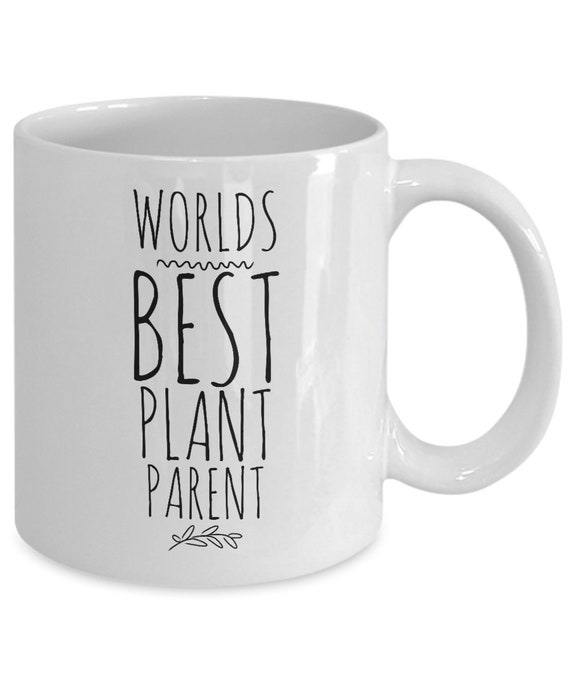 Worlds best plant parent mug Plant Mom Plant dad gift for Etsy