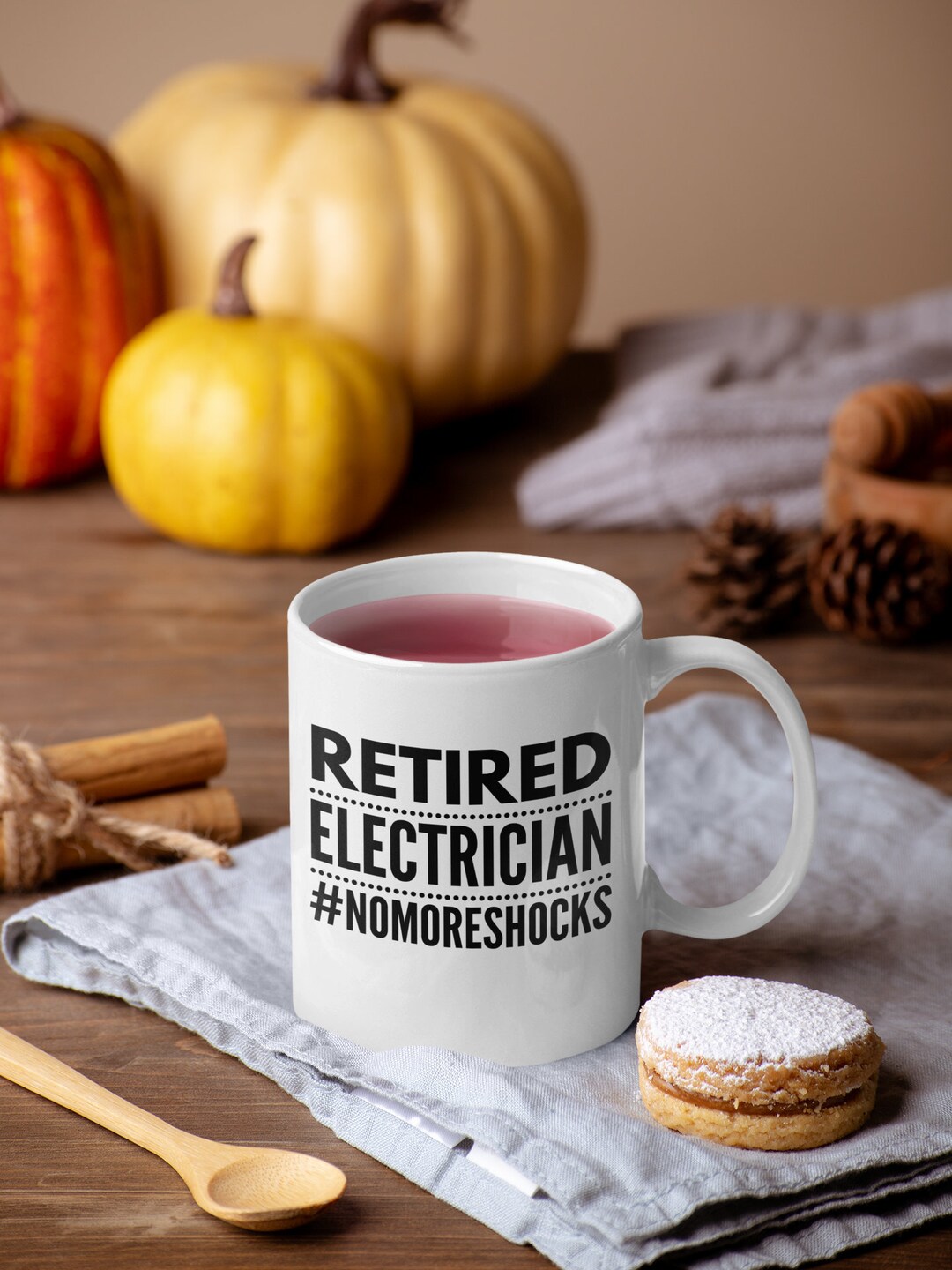 Funny Electrician Retirement Mug Retiring Electricians Gifts Sparky