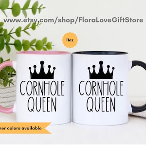 Cornhole gift for cornhole player mug for her cornhole queen gift for her Cornhole Mom Gift Corn hole mug Cornhole birthday gift for friend
