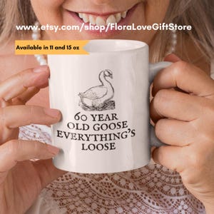 6oth birthday gift  Mug for friend turning 60 years old, funny birthday coffee cup for milestone birthday Mug, Humorous cup for big birthday