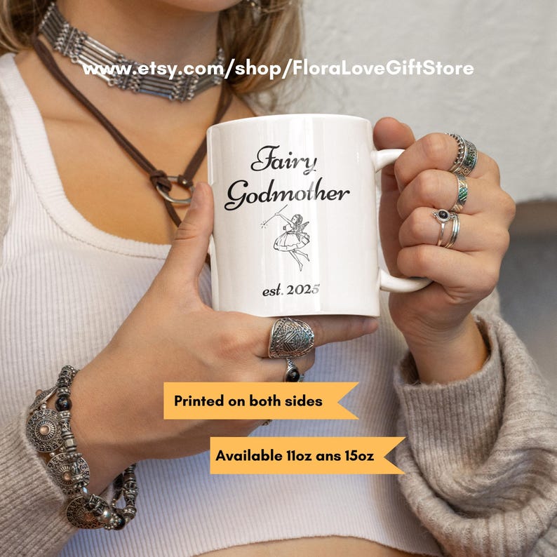 Fairy Godmother Gift Custom Faerie Godmother Personalized Coffee Cup — free download