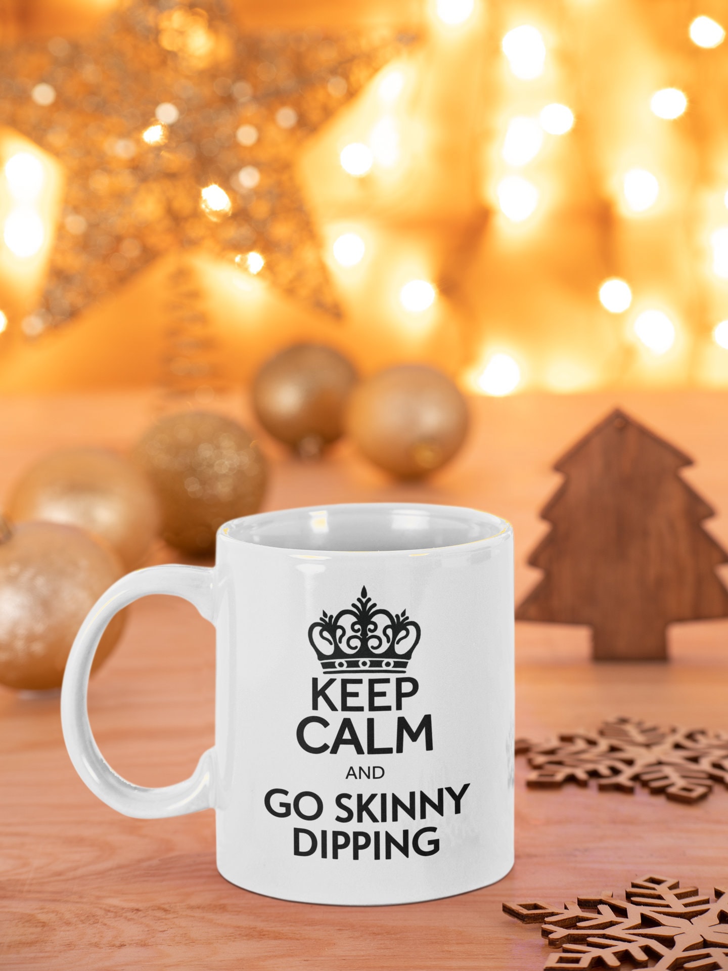 Keep Calm and Go Skinny Dipping Fun Gift for That Friend