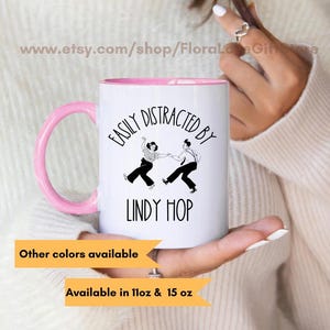 Lindy hop dance gift for lindy hop dancer love lindy hop dancing mug swing dance swing dancer gifts lindy hop gift, lindy hop coffee cup