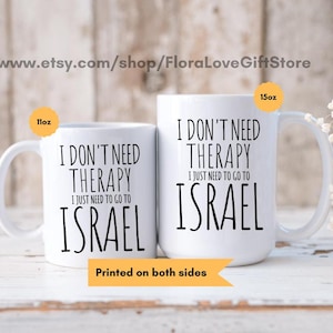 Caneca Israel Presente Israel Caneca Israelense Amor Tel Aviv Israel Sonhando com casa Férias Viagem Judaico Hebraico xícara de café