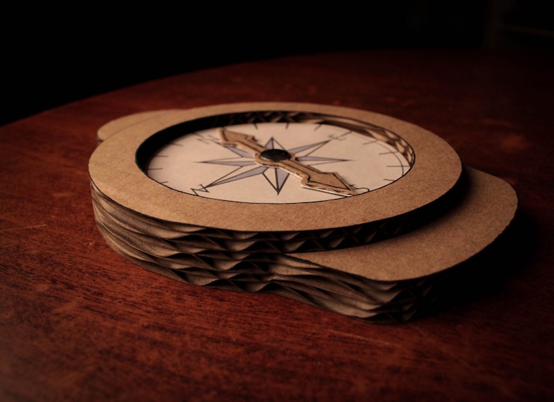Captain's Compass || Printable Cardboard Pirate Adventure Accessory for ...