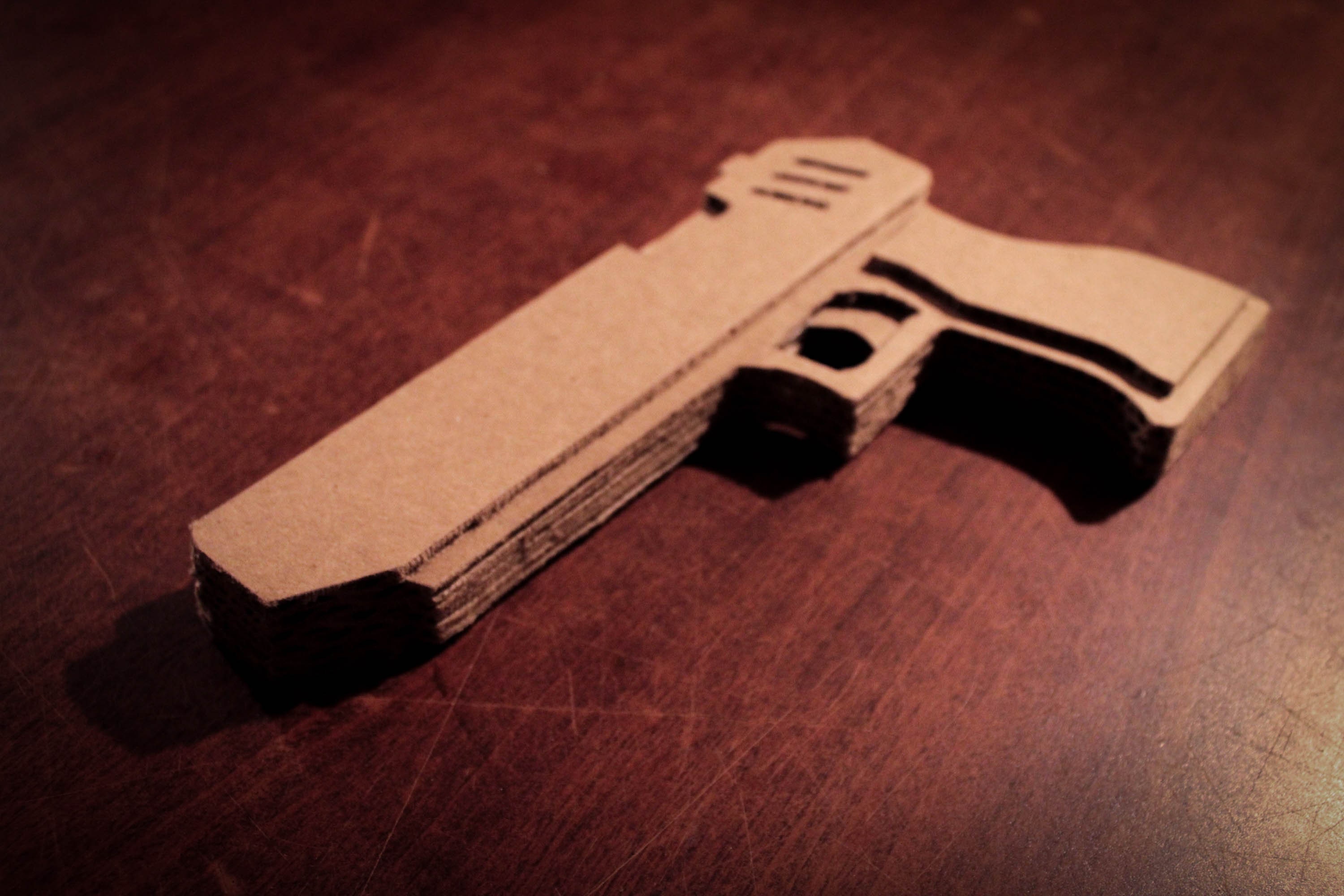 Spybuster Pistol PDF Printable Pattern Cardboard Pewpew - Etsy