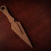 Warleaf Kunai PDF Printable Pattern Cardboard Ninja Knife, Recyle DIY ...