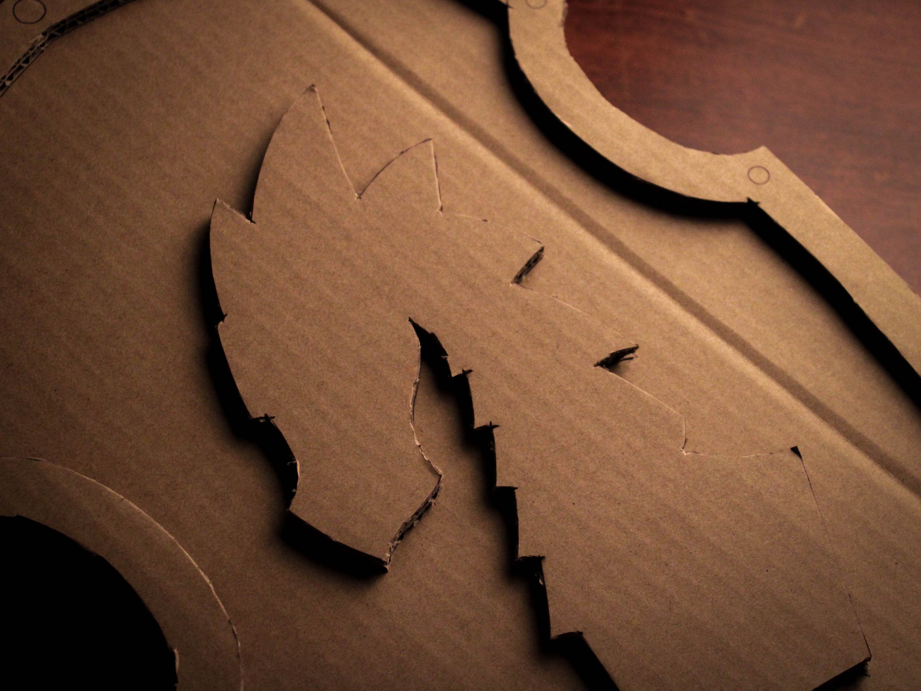 40 Adorable Cardboard Crafts For Kids 23 Silver Dragon Knight Shield PDF Printable Pattern Cardboard Sword,…