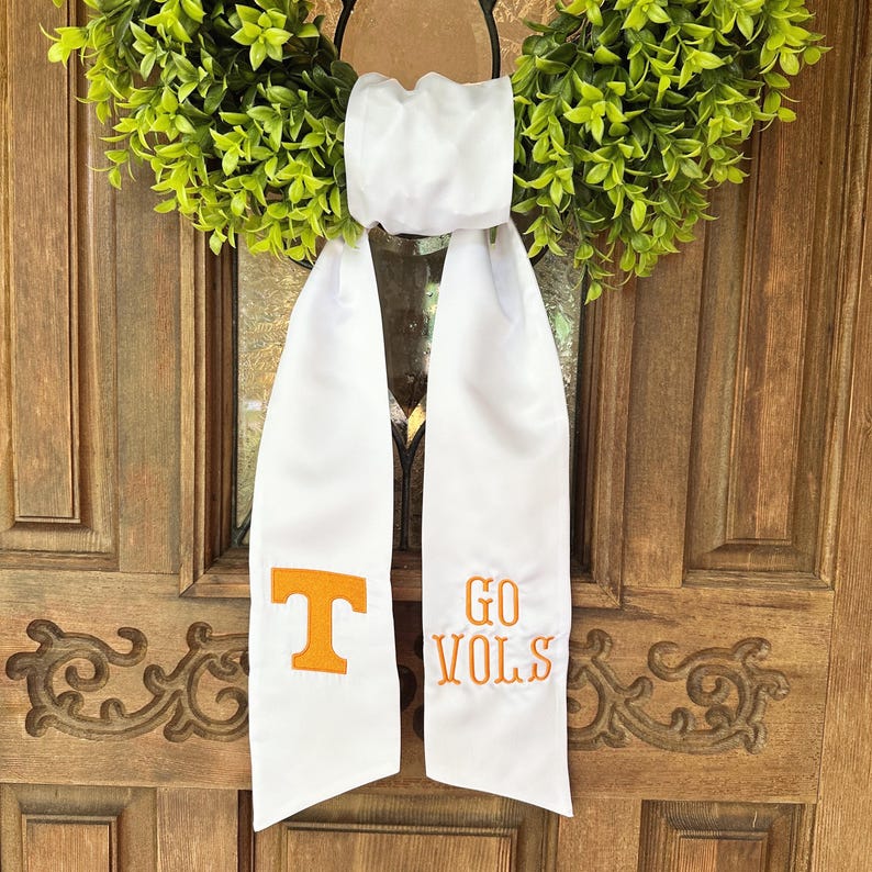 University of Tennessee Monogram Wreath Sash