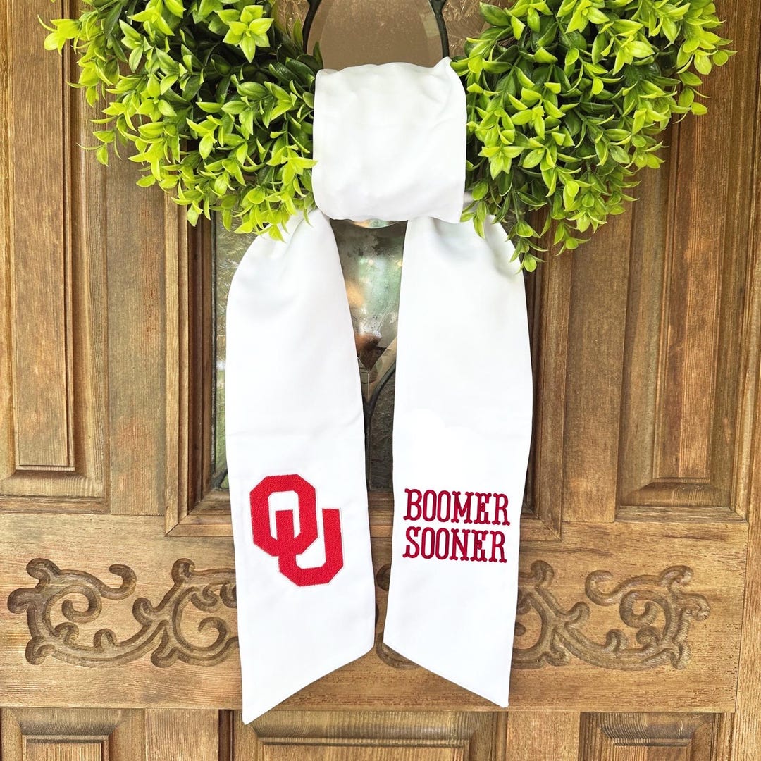 University of Oklahoma Wreath Sash