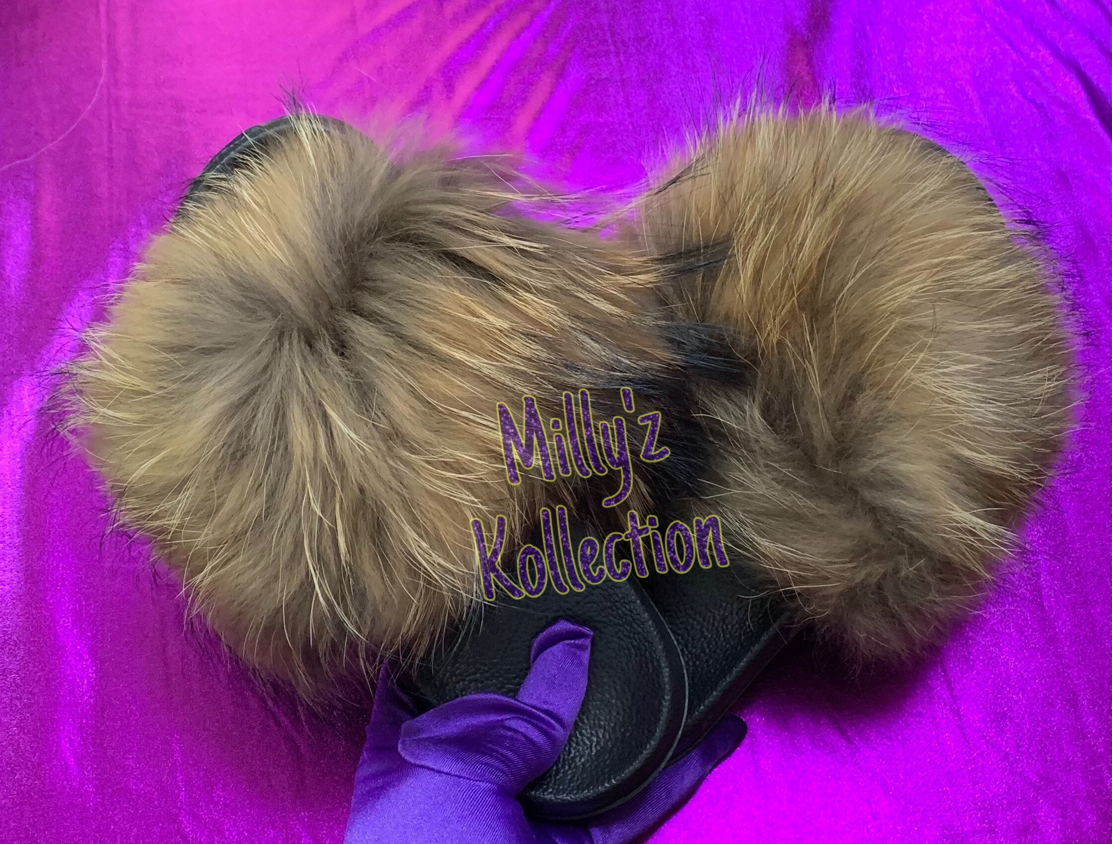 light brown fur slides