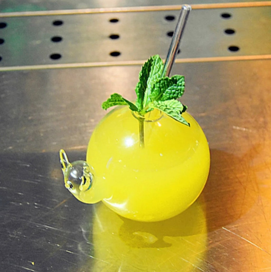 Unique Transparent Snail Shaped Cocktail Juice Smoothie Glass Etsy