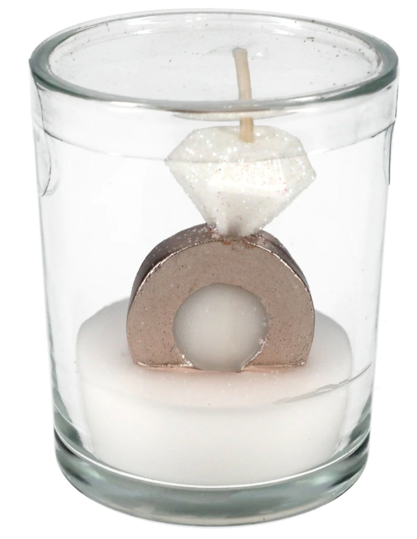 Wedding Candle Diamond Ring Candle Bachelorette Party Gift Etsy