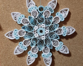 Quilled Snowflake Christmas Decoration
