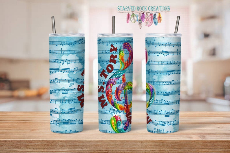 Personalized Music Band Chorus Teacher Gift 20 Oz Etsy
