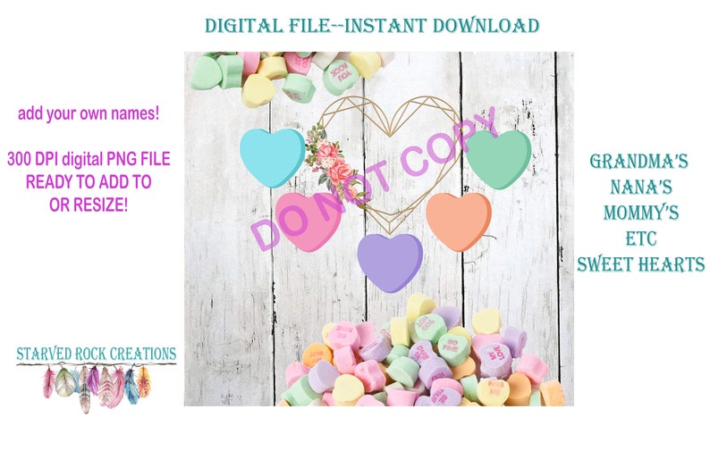 Candy hearts personalized Clearance