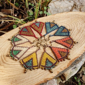 Boho earrings,macramè earrings,handmade jewelry