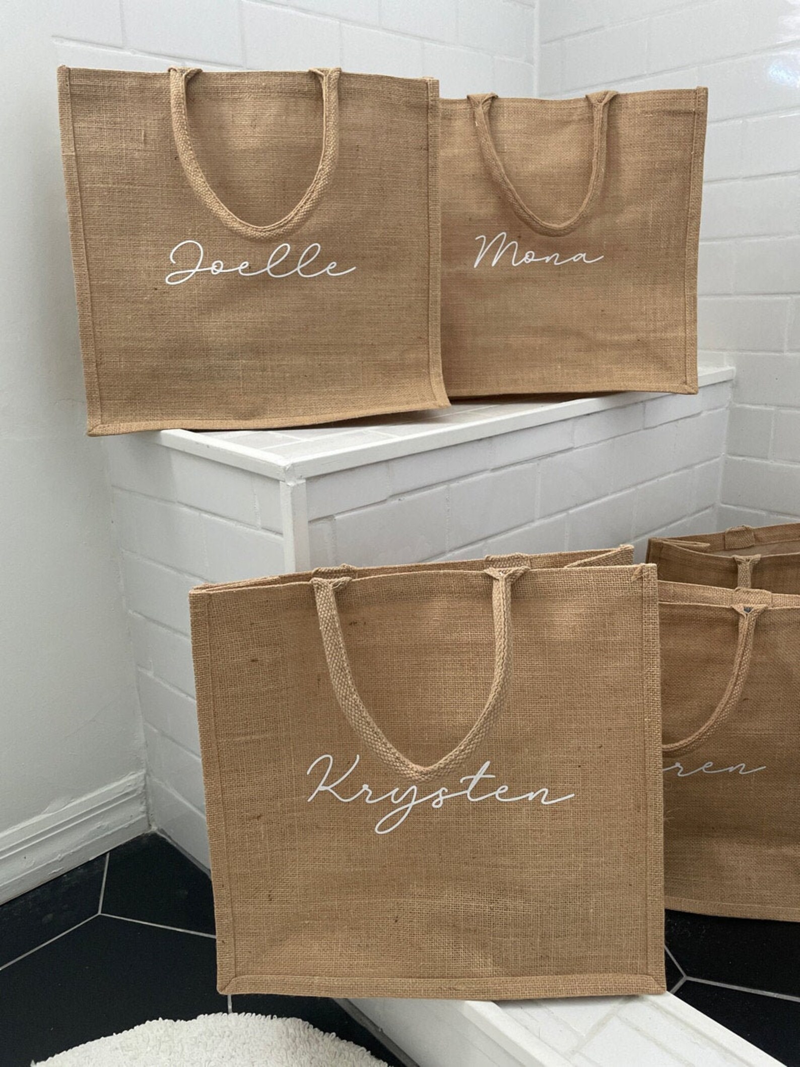 Bridesmaid Tote Bag Custom Bridal Tote Bridesmaid Bags Bridesmaid Gifts ...