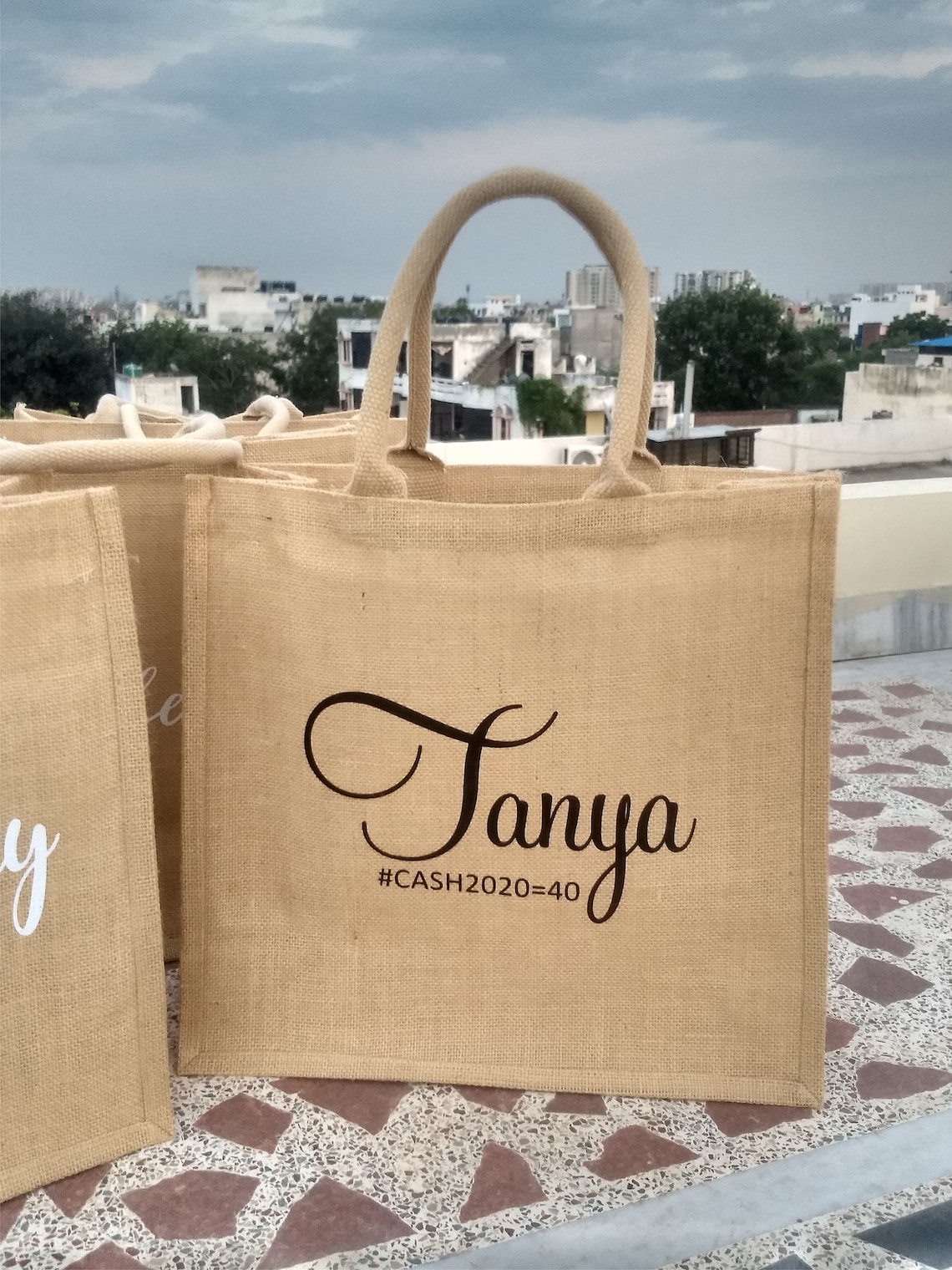 Personalised Tote Bags
 Jute Bag Personalized tote bag Bulk Tote Bags Burlap Bag