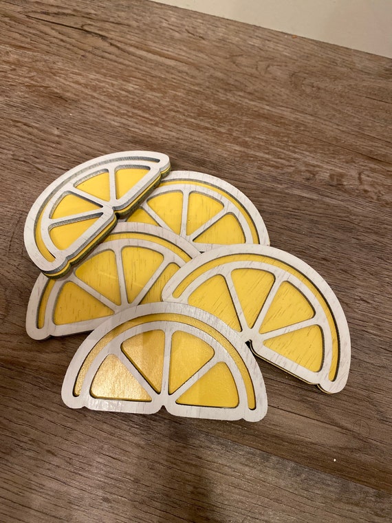 Realistic faux/fake lemon slices lemon tier display Etsy