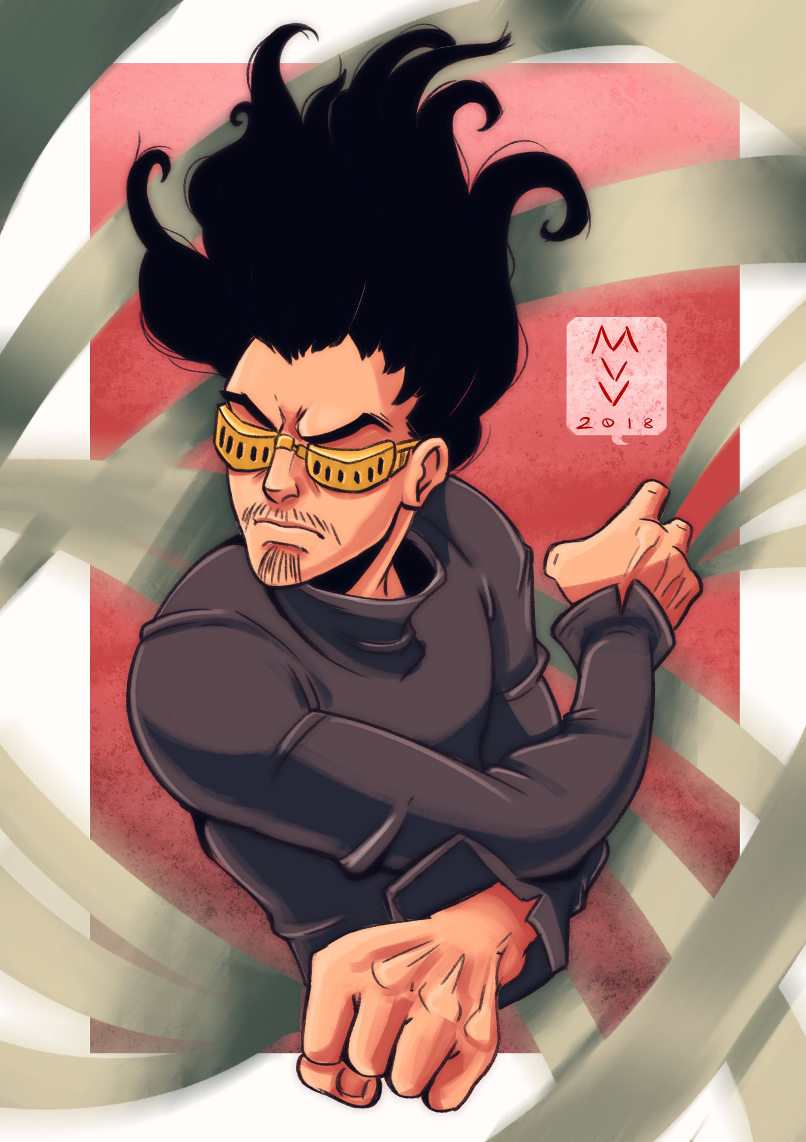 Eraserhead from My Hero Academia Etsy