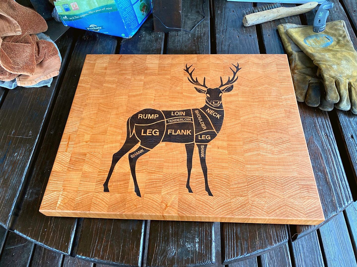 Butcher Cuts Chopping Block End Grain Butcher Block Gifts Etsy