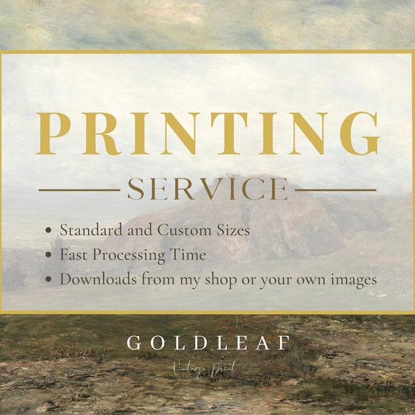 Printing Service For Artist, Photographer | High Quality, Archival Prints | Variety of Papers and Canvas | Print Your Images and Photos