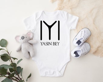 Dirilis Ertugrul - Custom IYI Tribe Baby Onesie - Baby Bey y Hatun