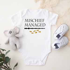 Carte du maraudeur gérée par Mischief - Cache-couche pour bébé sorcier personnalisé