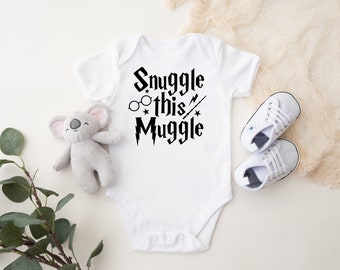 Snuggle This Muggle - Custom Wizard Baby Onesie