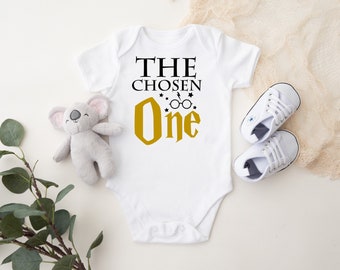 The Chosen One, Wizarding Baby Onesie®, Magical Baby Shower Gift, Toddler First Birthday Outfit, Future Witch Wizard, Gender Neutral
