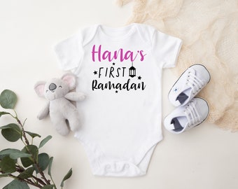 My First Ramadan - Baby's First Ramadan - Custom Eid Ramadan Baby Grow