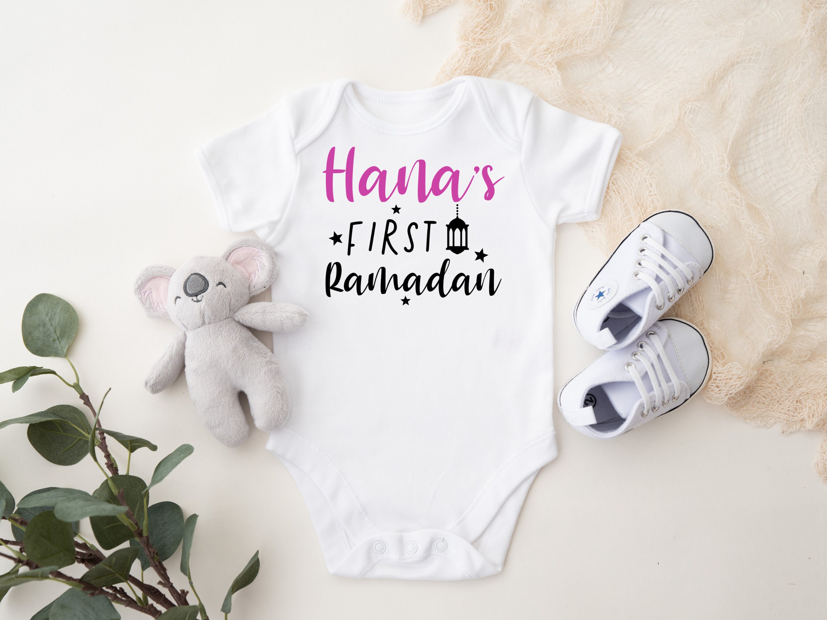 My First Ramadan - Baby's First Ramadan - Custom Eid Ramadan Baby Grow