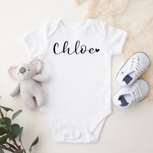 Personalisierte Baby Name Strampelanzug - Custom Baby Boy Girl Name
